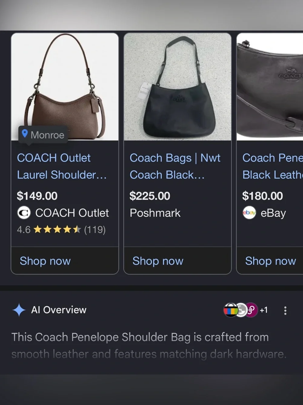 Coach Penelope Shoulder Bag